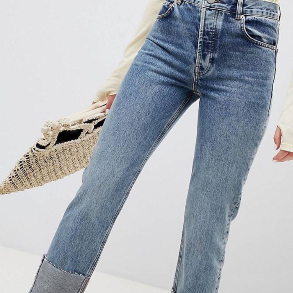 ASOS Design Florence Authentic Straight jeans size 36 x 32